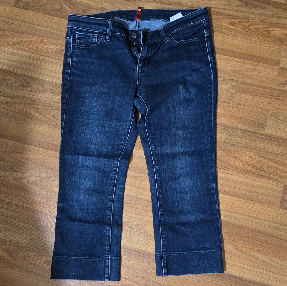 Uniqlo Women's Deep Indigo Cropped Jeans Size 28
